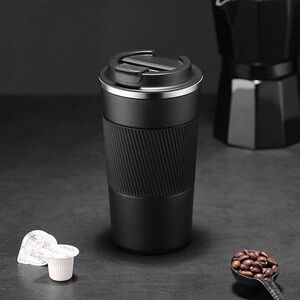 The Best Taste Stylish Black Insulated Travel Mug